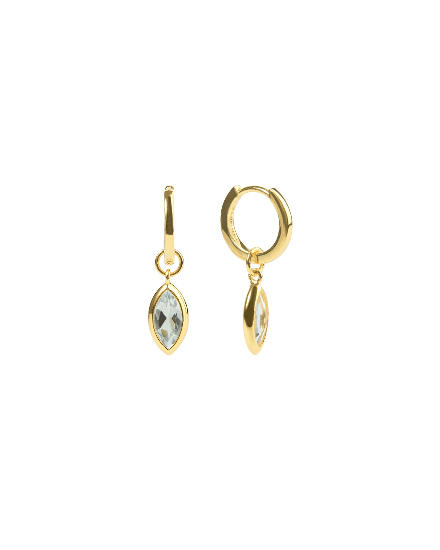 Kyla earrings white topaz