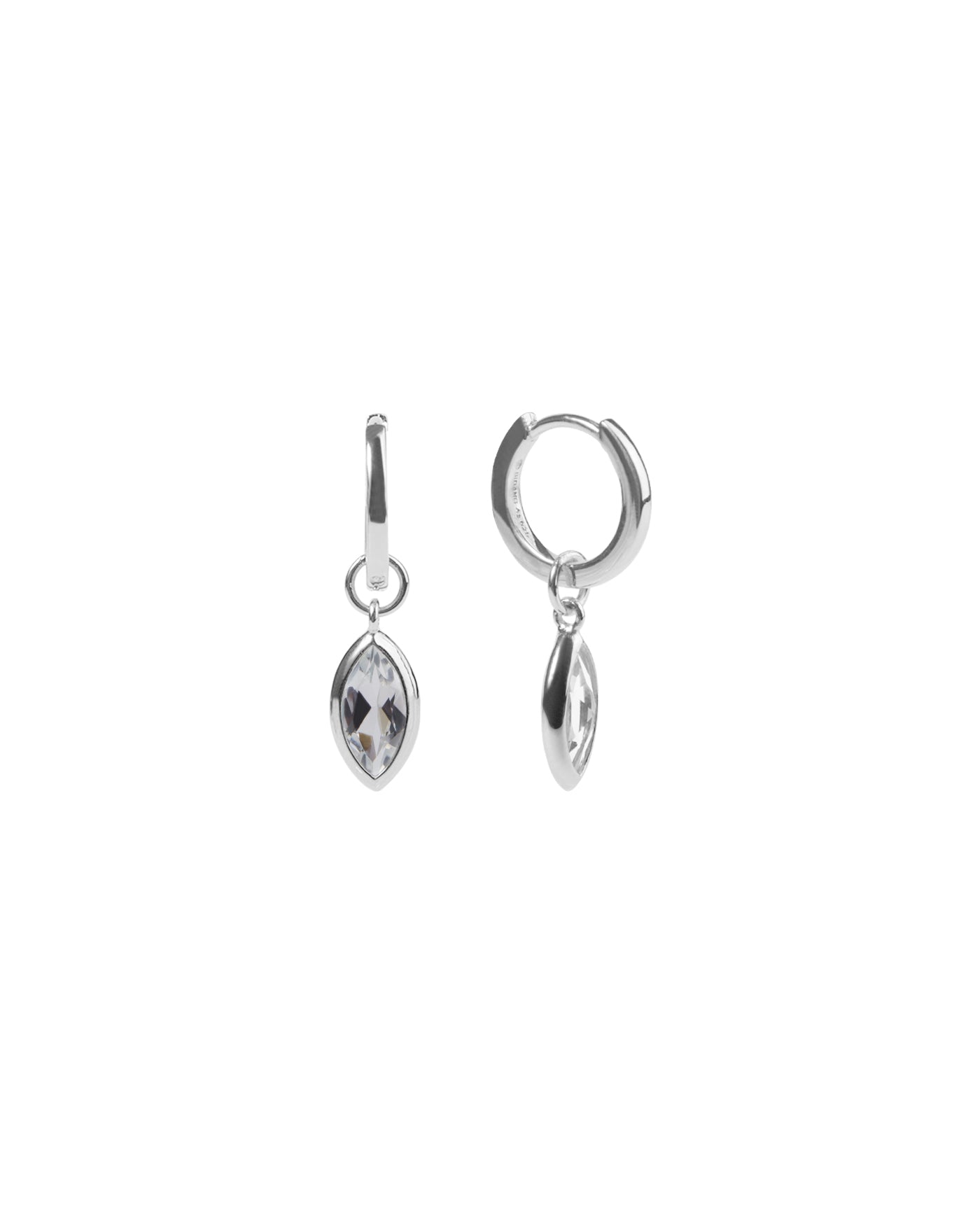 Kyla earrings white topaz