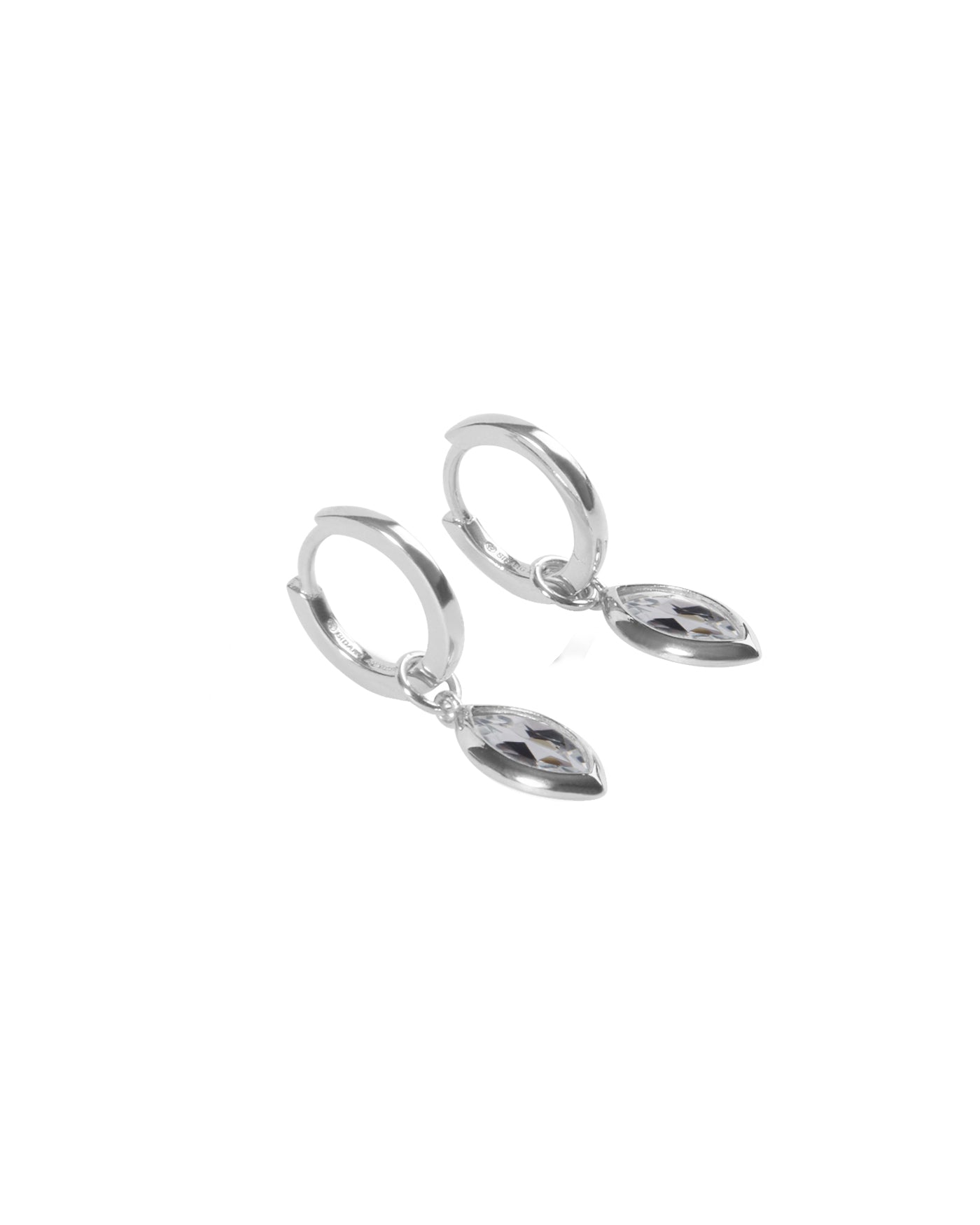 Kyla earrings white topaz