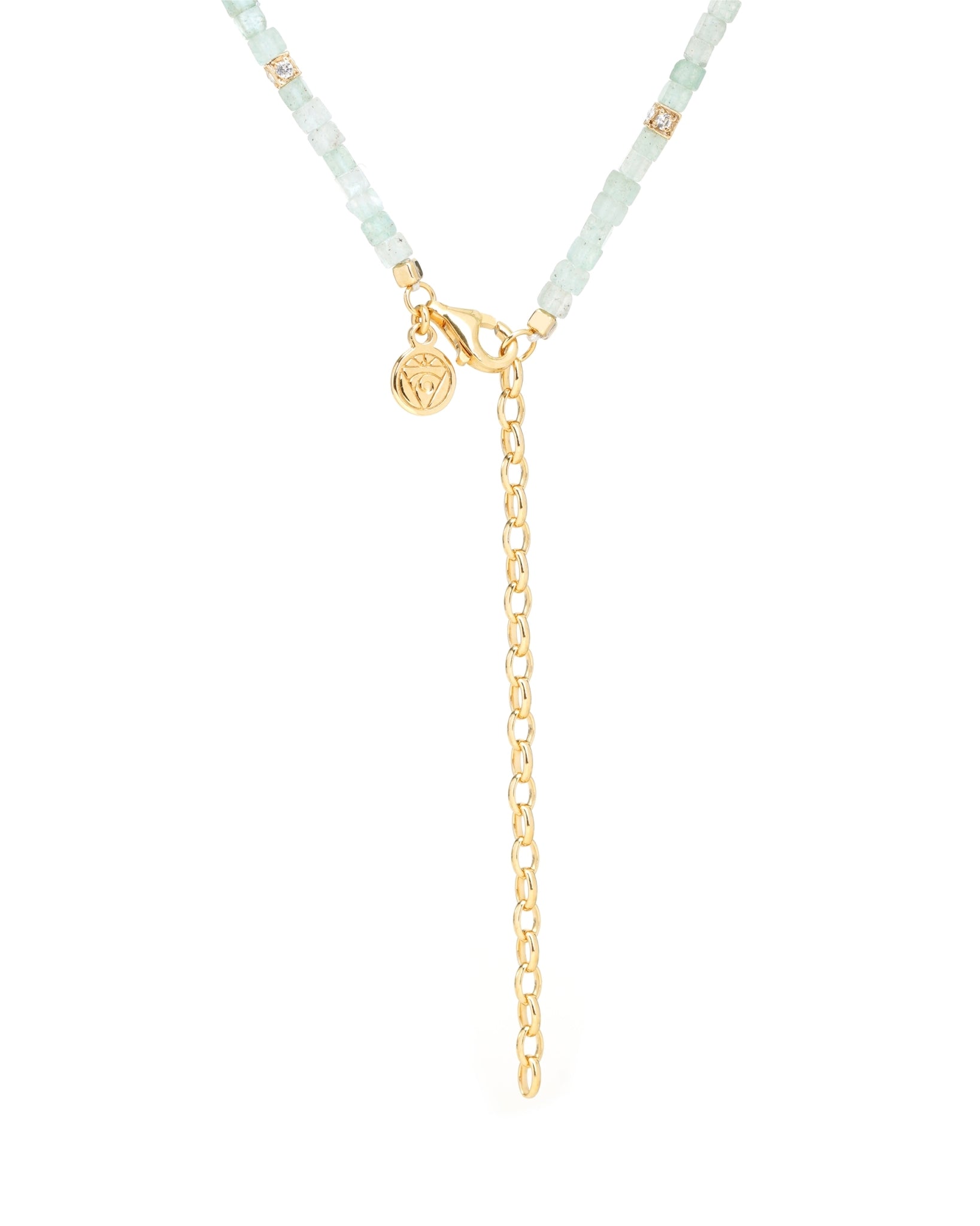 Collier ras du cou Santana Aventurine verte
