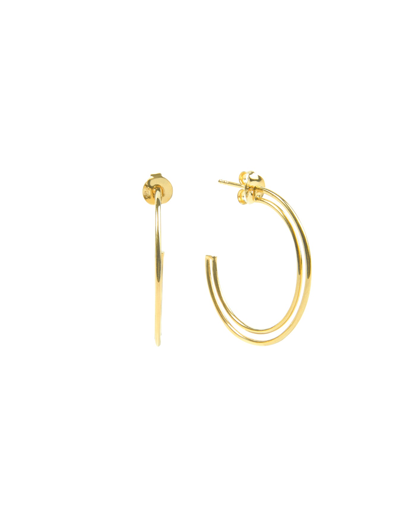 Boucles d'oreilles créoles Genévrier