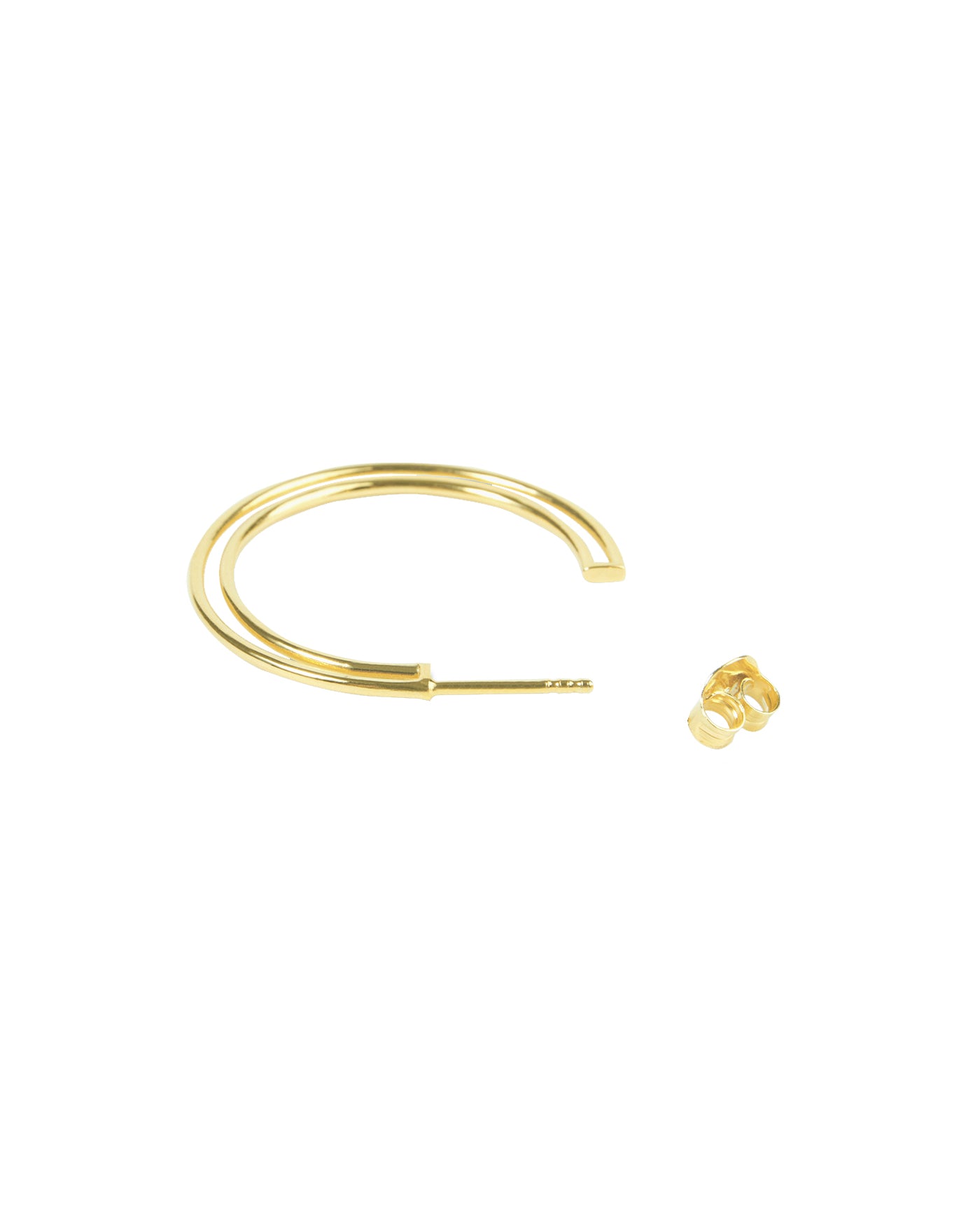 Boucles d'oreilles créoles Genévrier