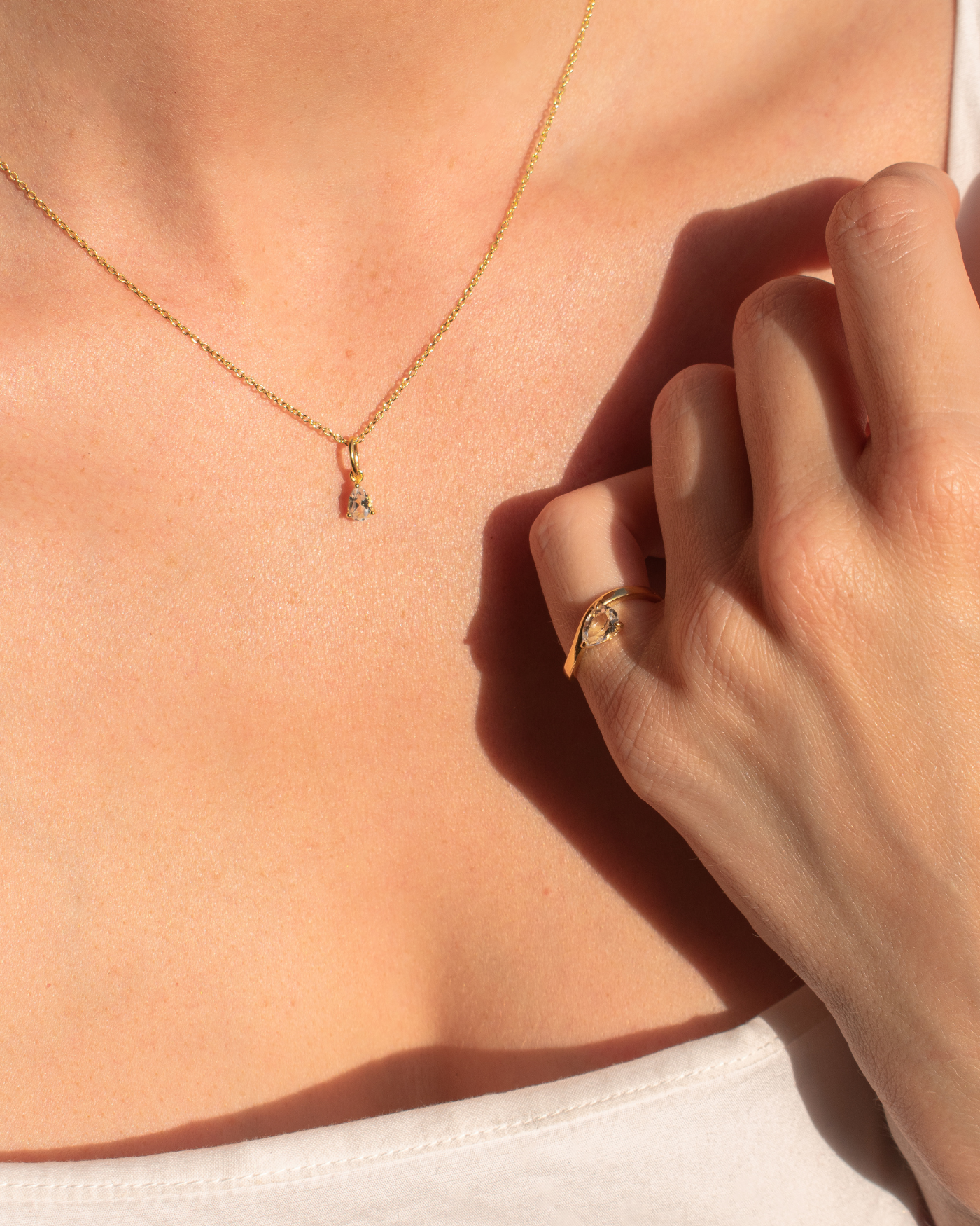 Thara Pear Ring