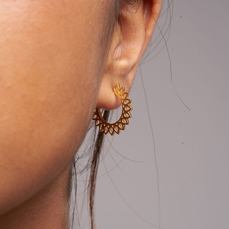 Boucles d'oreilles créoles Madison