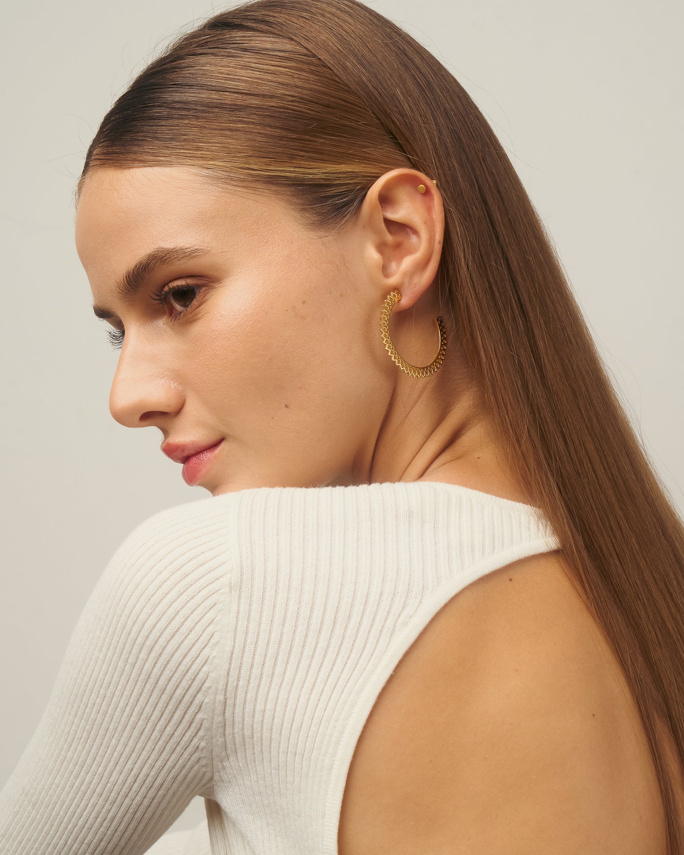 Boucles d'oreilles créoles Madison