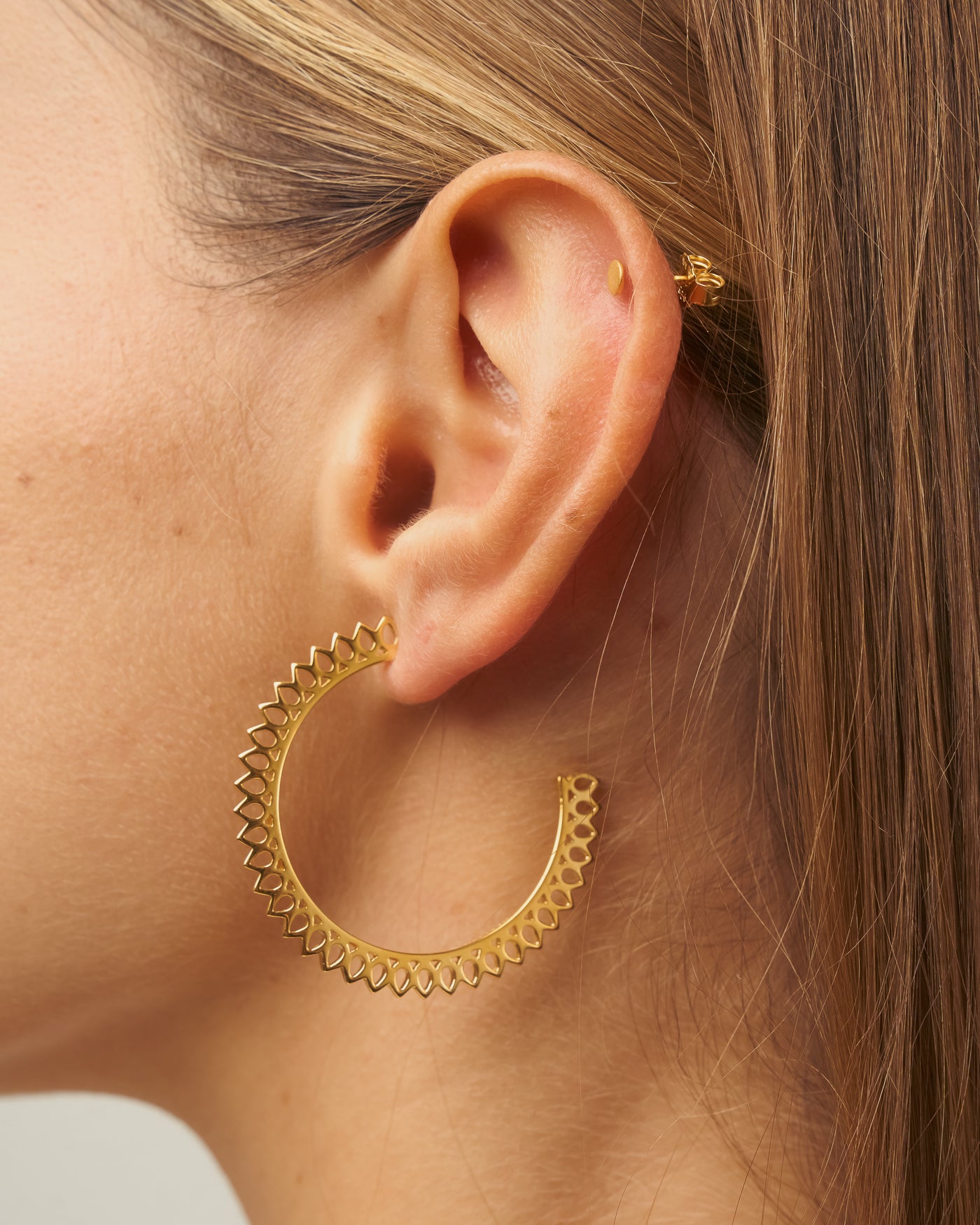 Boucles d'oreilles créoles Madison