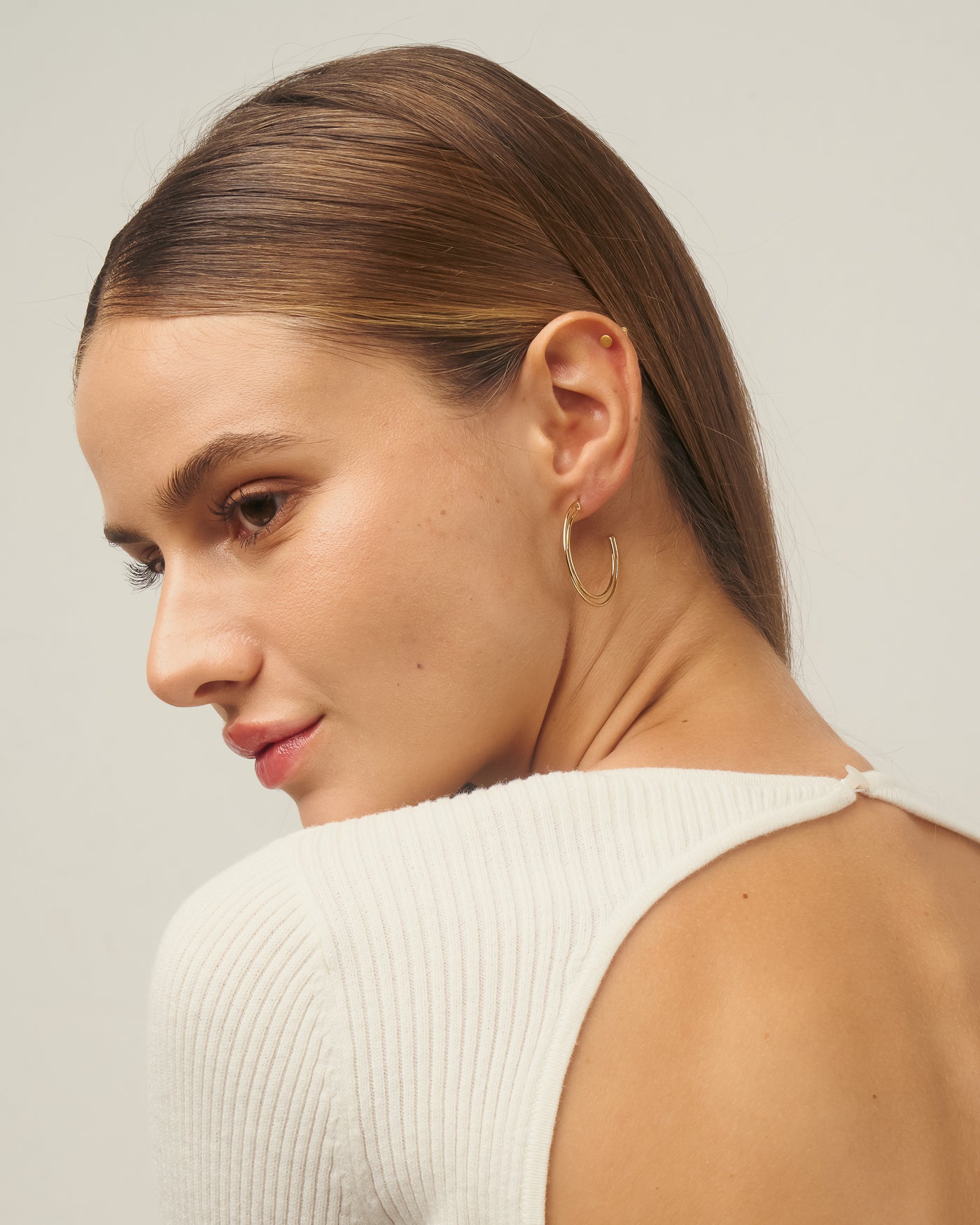 Boucles d'oreilles créoles Genévrier