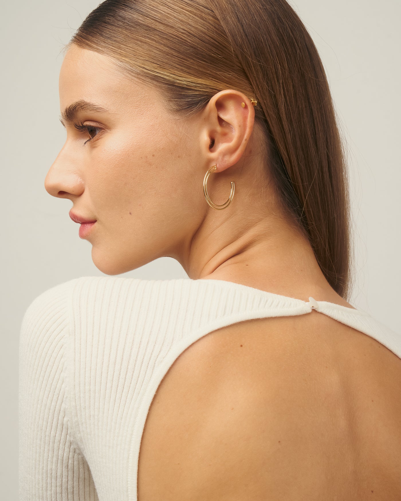 Boucles d'oreilles créoles Genévrier