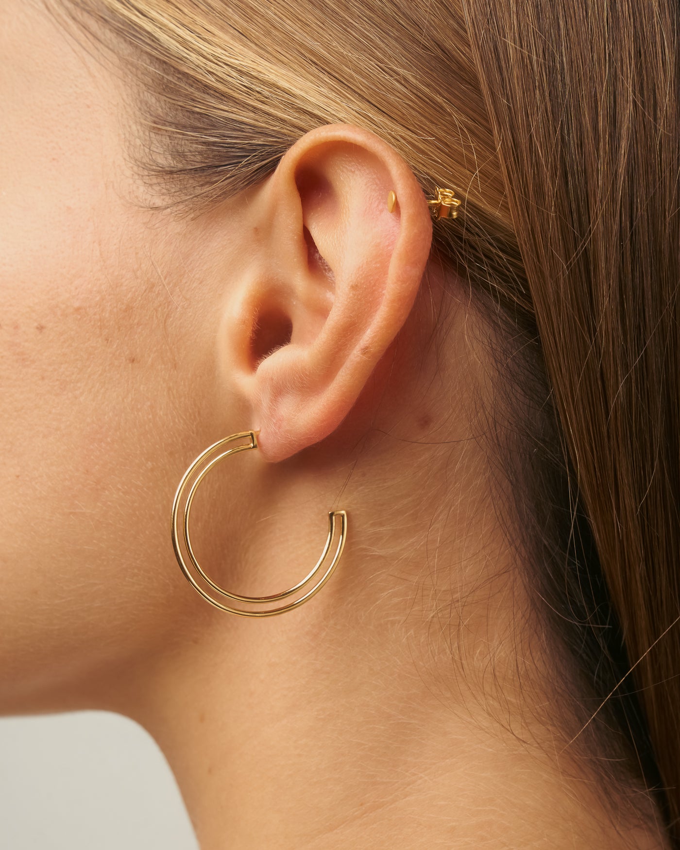 Boucles d'oreilles créoles Genévrier