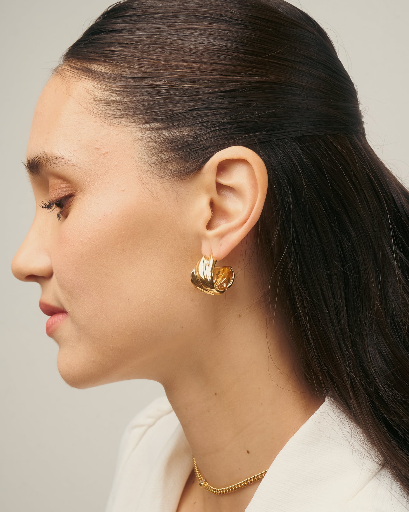 Boucles d'oreilles créoles Flor