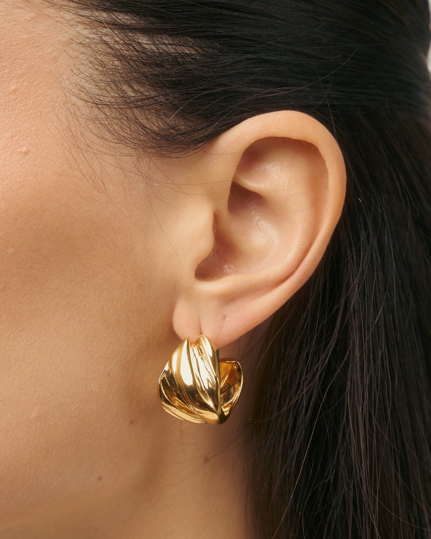 Boucles d'oreilles créoles Flor