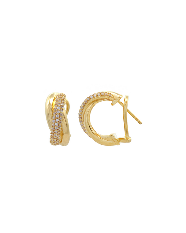 Fifi White Topaz Creolen