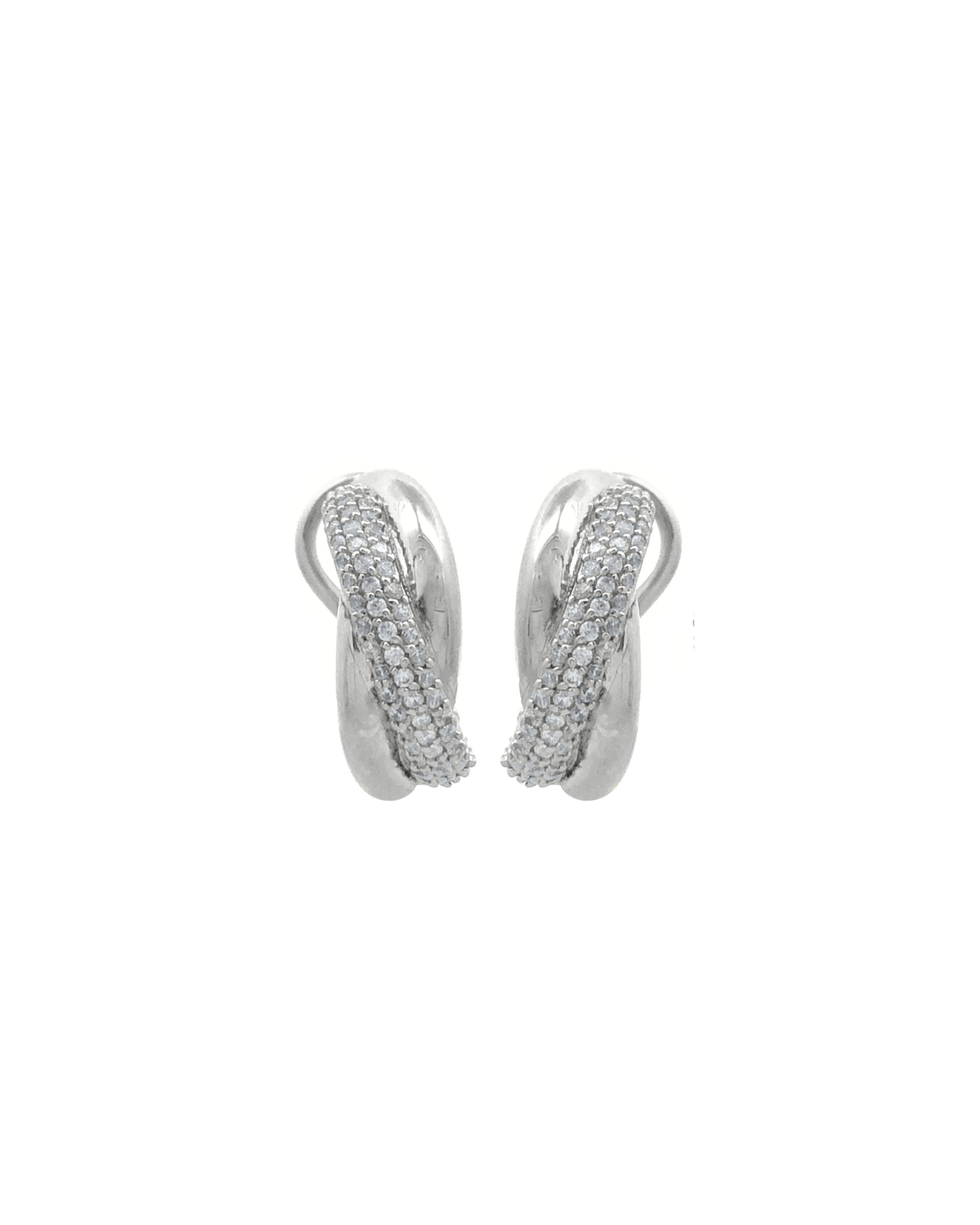 Fifi White Topaz Creolen