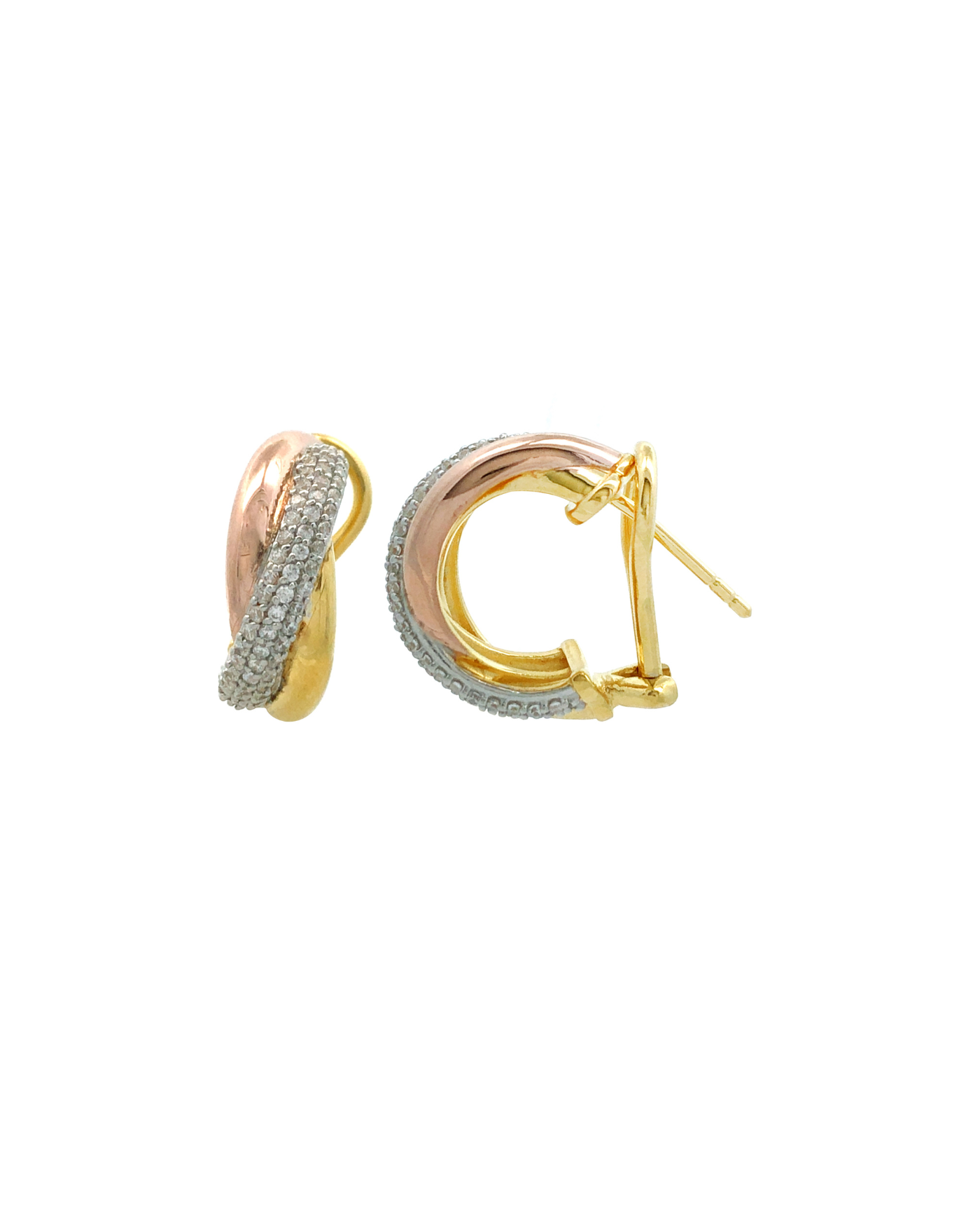 Fifi White Topaz Creolen