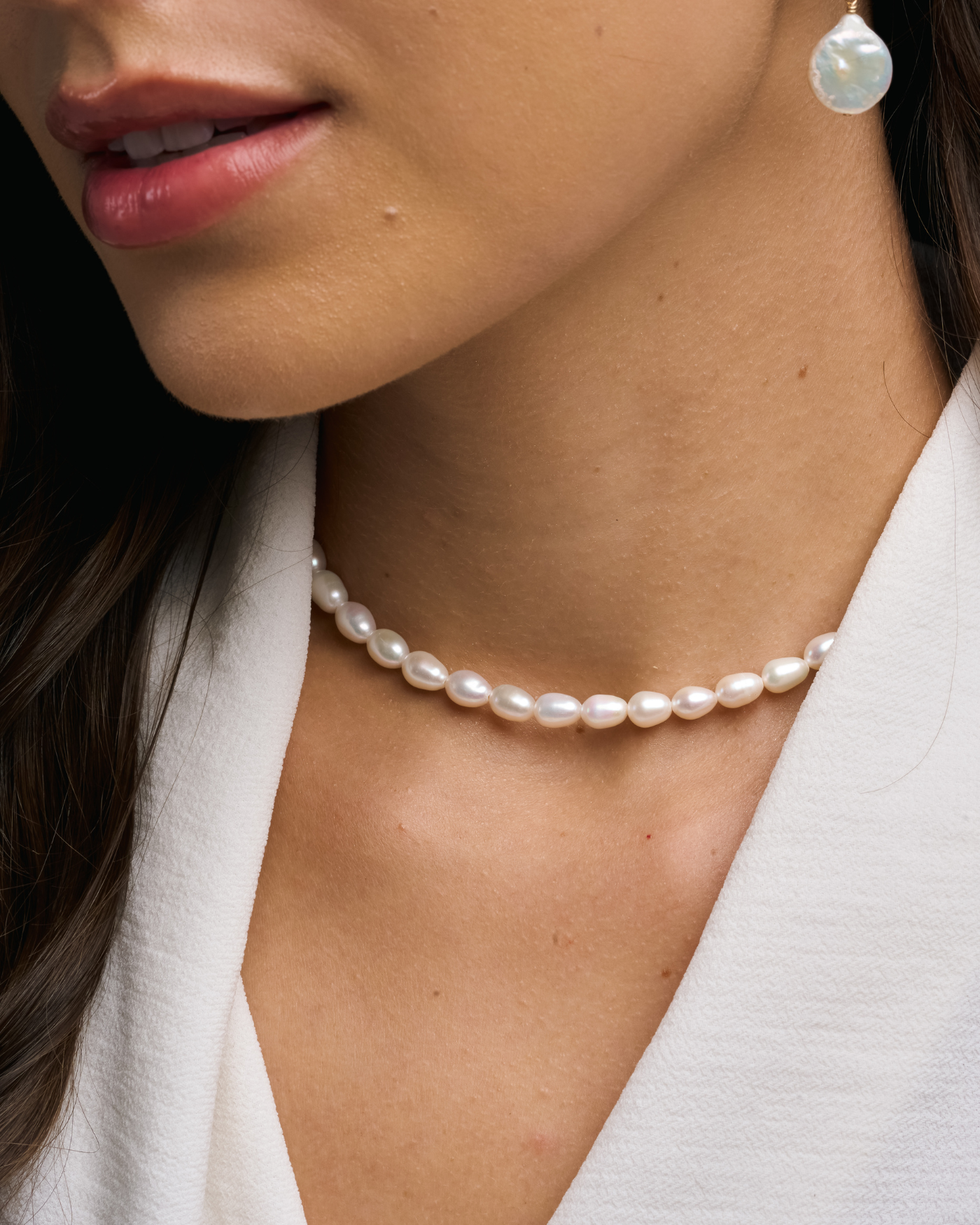 Collier ras du cou Perla Reina 