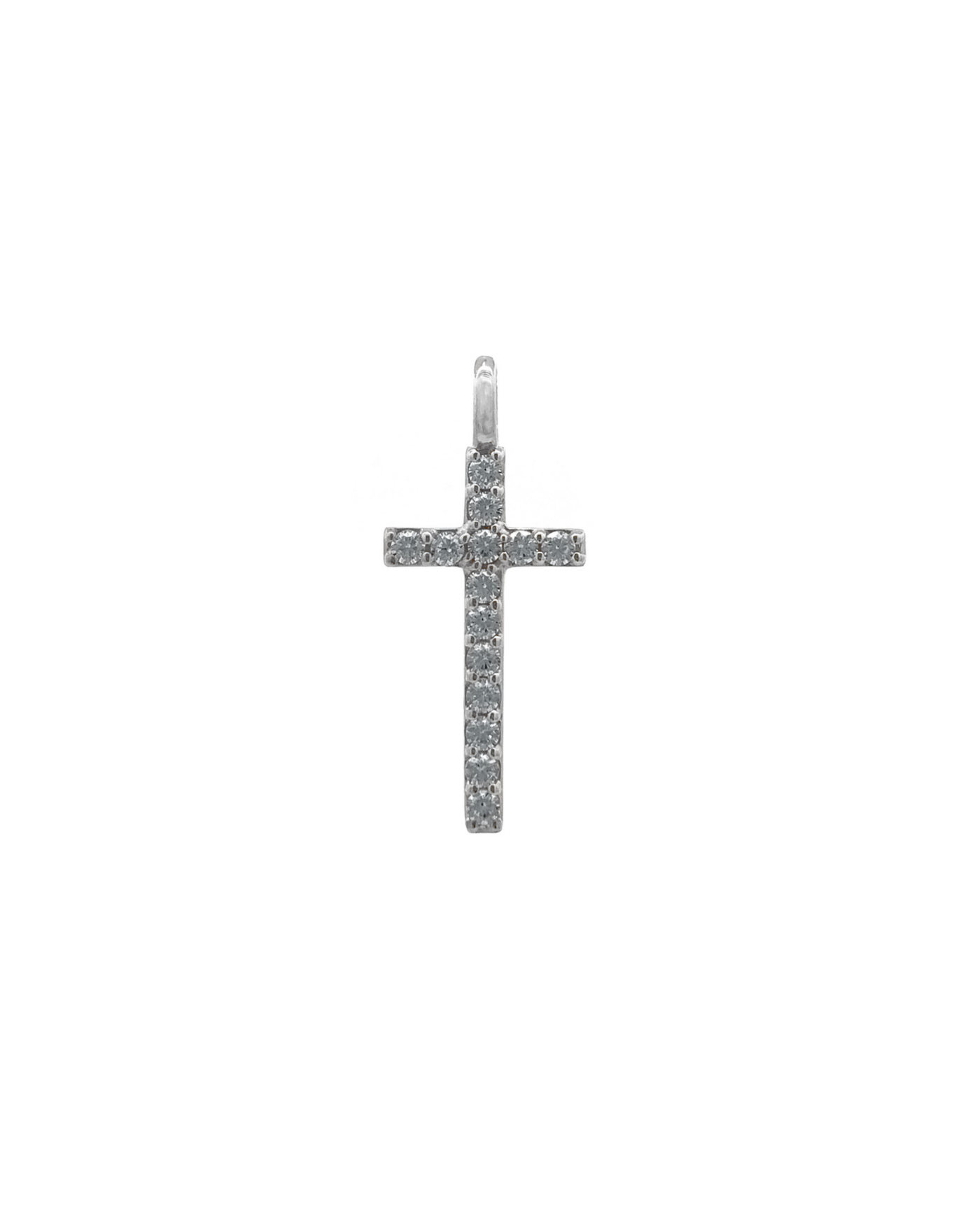 Kreuz White Topaz Charm