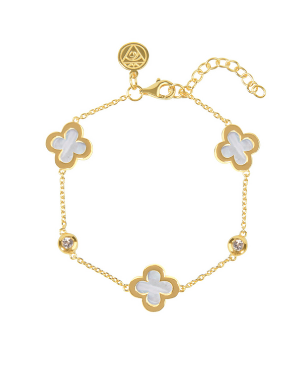 Melody Armband White topaz