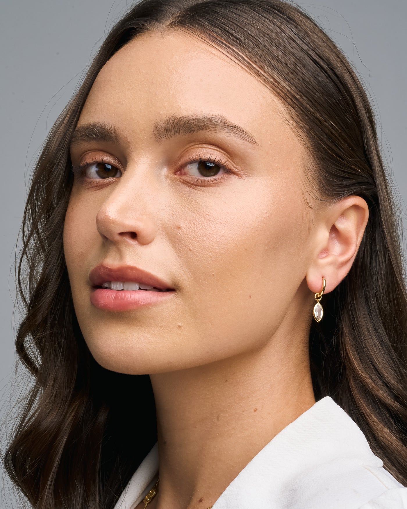 Kyla Ohrringe White topaz