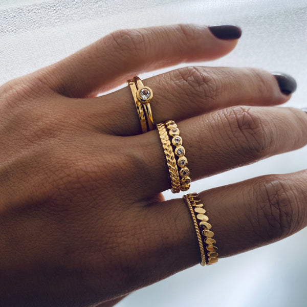 Thin Twisted Ringe